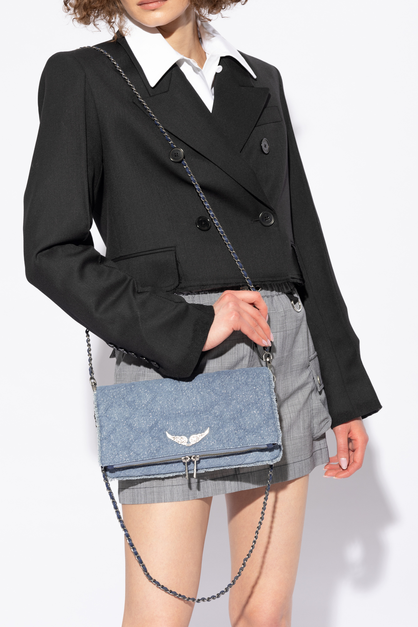 ZADIG & VOLTAIRE サニ シッフ カトホルタ LWBA02519 001 Pre-owned Classic Single Flap Maxi Bag